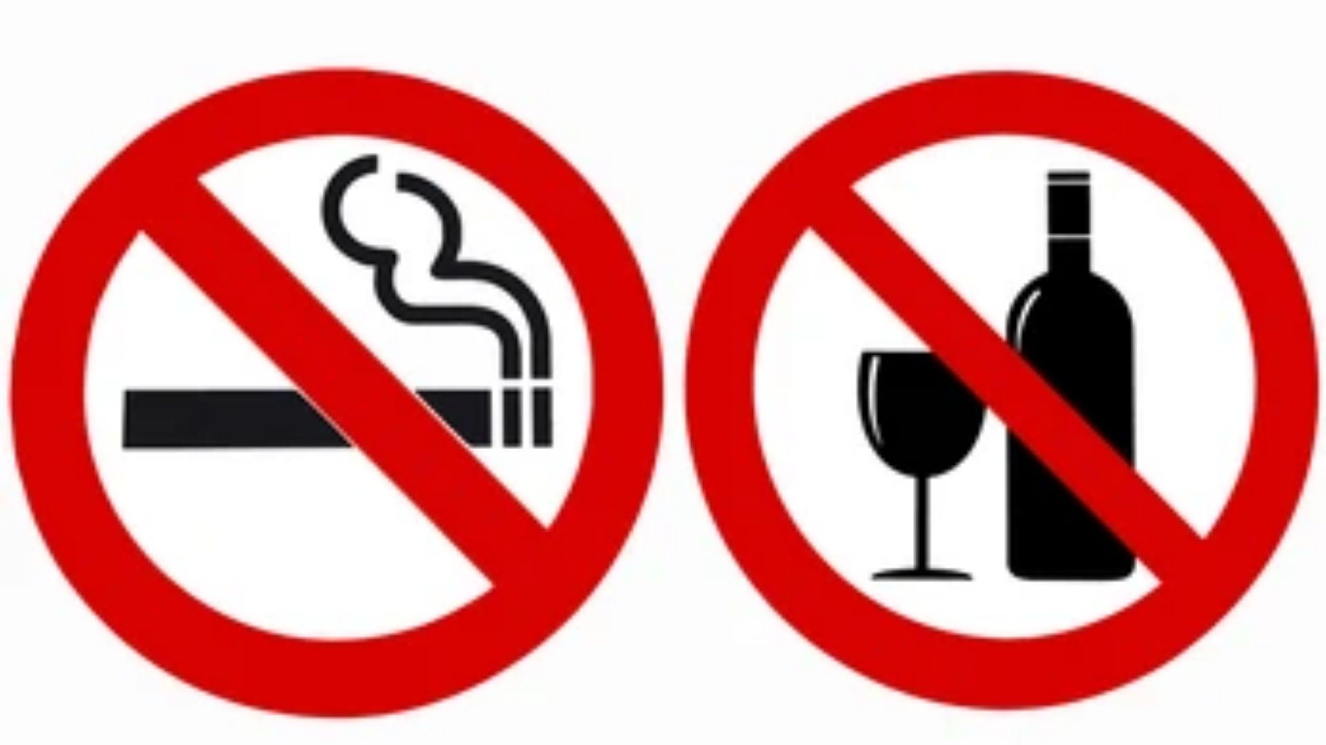 Avoid Smoking and Alcohol